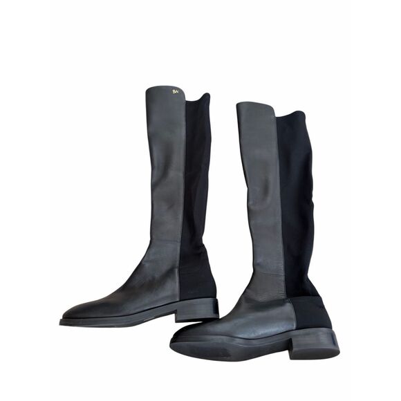 Stuart Weitzman 5050 Over The Knee Boots Size 6.5 Nappa Leather in Black NEW - Picture 2 of 8